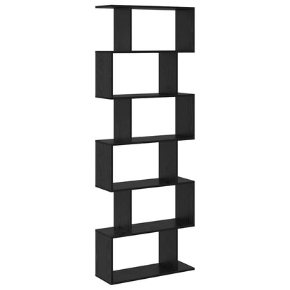 Armadio per Libri Rovere Nero 70 x 24 x 193,5 cm | homemem39