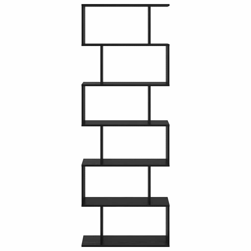 Armadio per Libri Rovere Nero 70 x 24 x 193,5 cm | homemem39