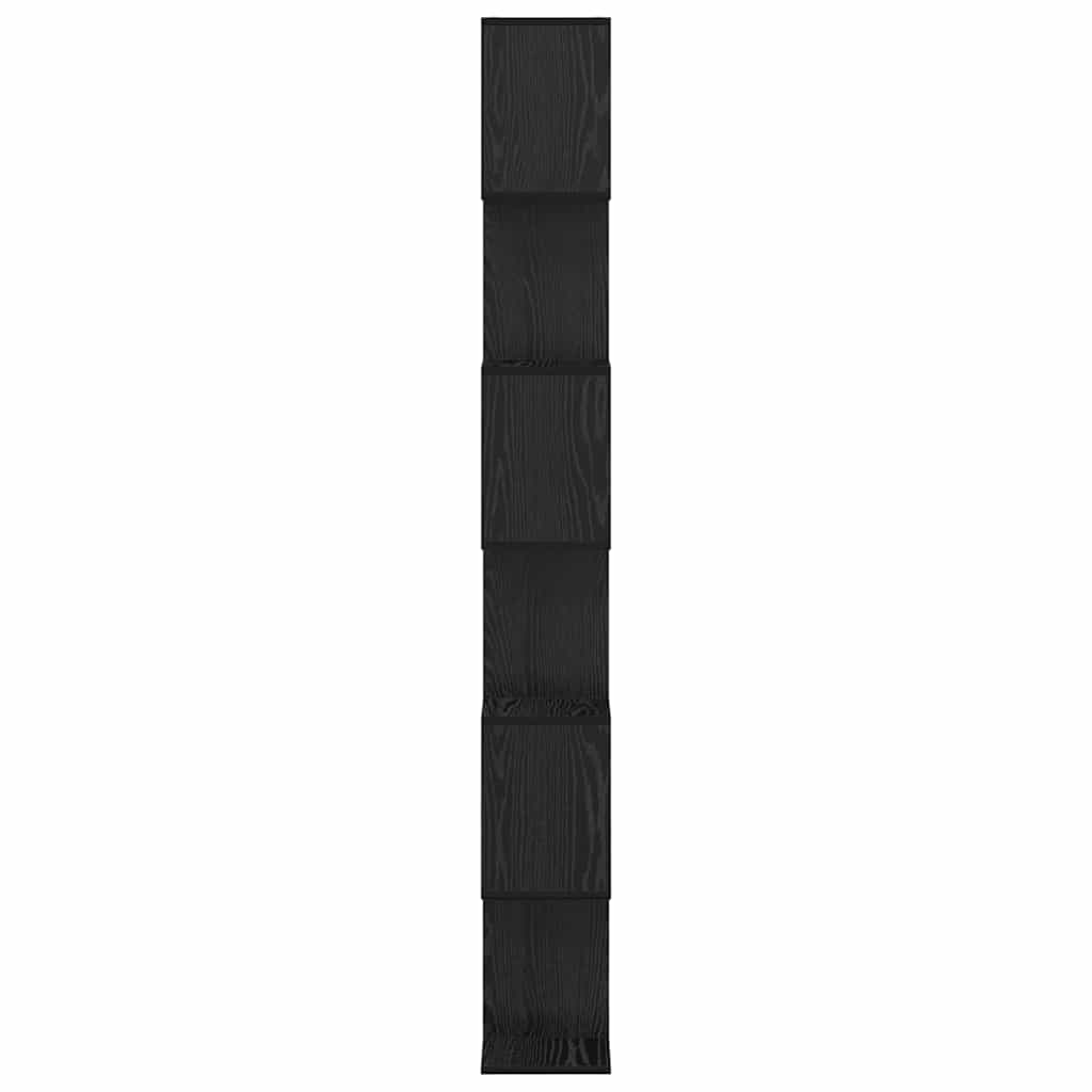Armadio per Libri Rovere Nero 70 x 24 x 193,5 cm | homemem39