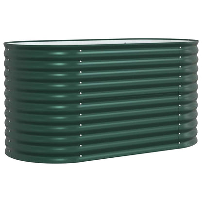 Letto rialzato da giardino Verde 160 x 80 x 81 cm Acciaio