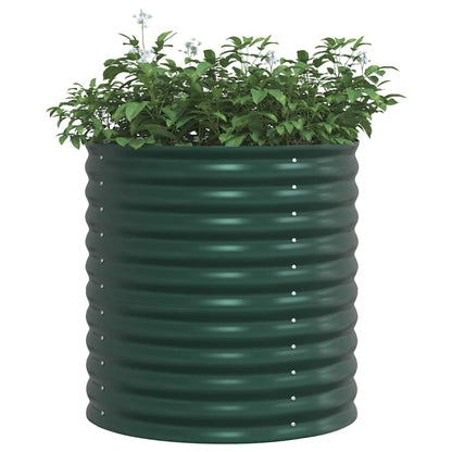 Letto rialzato da giardino Verde 80 x 80 x 81 cm Acciaio