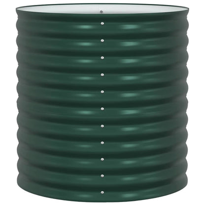 Letto rialzato da giardino Verde 80 x 80 x 81 cm Acciaio