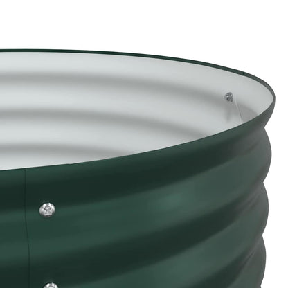 Letto rialzato da giardino Verde 240 x 80 x 44 cm Acciaio