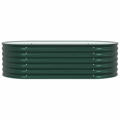 Letto rialzato da giardino Verde 160 x 80 x 44 cm Acciaio