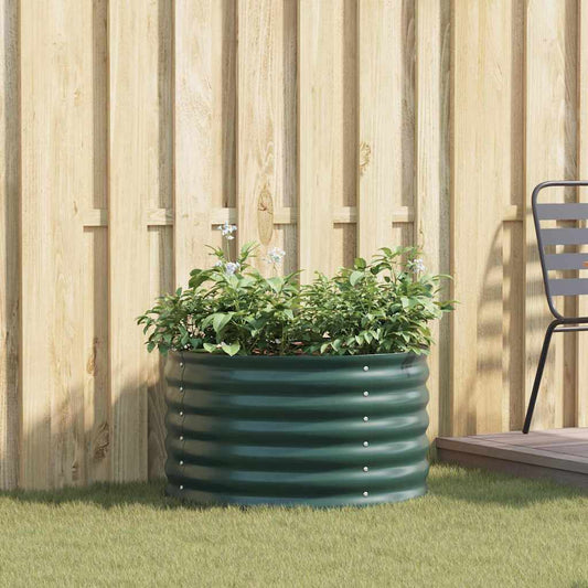 Letto da Giardino Verde 80 x 80 x 44 cm Acciaio