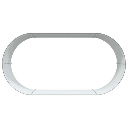 Letto rialzato da giardino Marrone 160 x 80 x 44 cm Acciaio