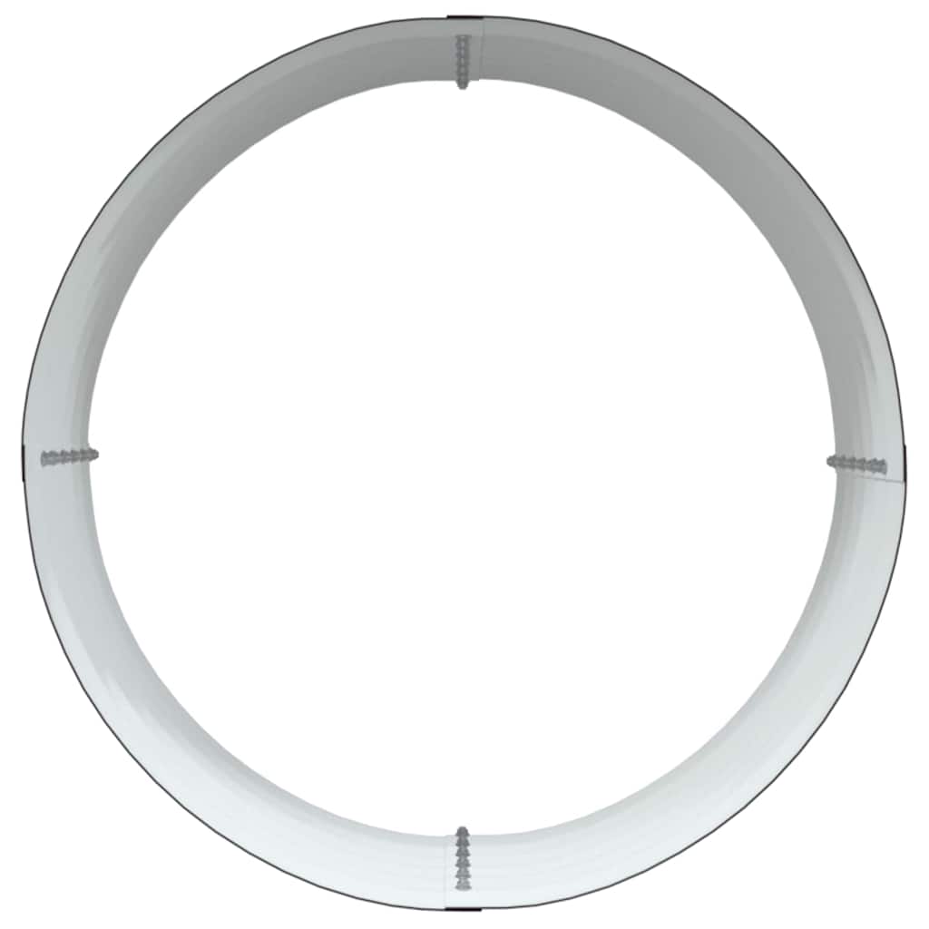 Letto rialzato da giardino Marrone 80 x 80 x 44 cm Acciaio - homemem39