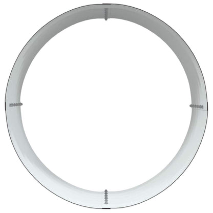 Letto rialzato da giardino Marrone 80 x 80 x 44 cm Acciaio - homemem39