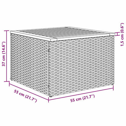 Set Divano da Giardino 5 pz Nero polyrattan | homemem39