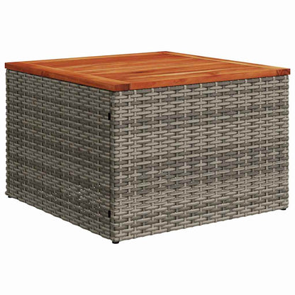 Set Divano da Giardino con cuscino 5 pcs Grigio polyrattan | homemem39