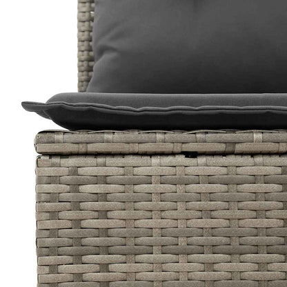 Set da Pranzo per Giardino Grigio e Marrone 100 x 55 x 73 cm