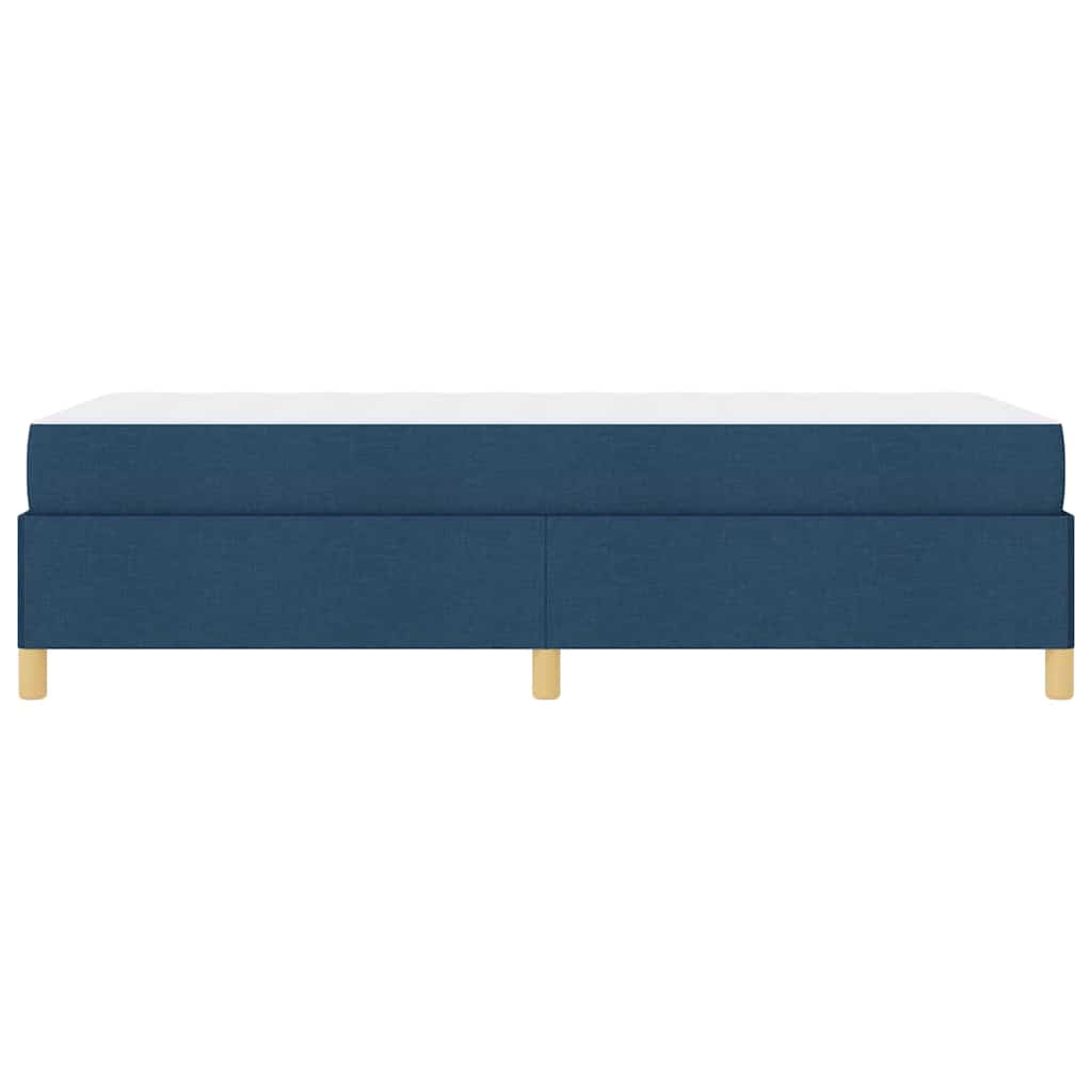 Letto a molle con materasso Blu e Bianco 100 x 200 cm Schiuma