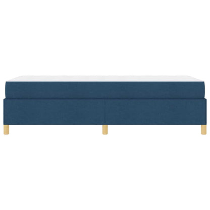 Letto a molle con materasso Blu e Bianco 100 x 200 cm Schiuma