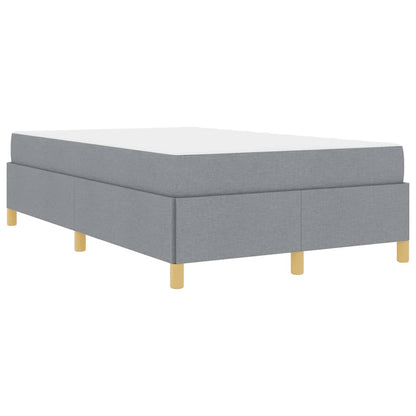 Letto a molle Grigio chiaro e Bianco 120 x 190 cm Tessuto - homemem39