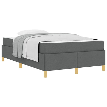 Letto a molle con materasso Grigio scuro 120 x 190 cm Tessuto - homemem39