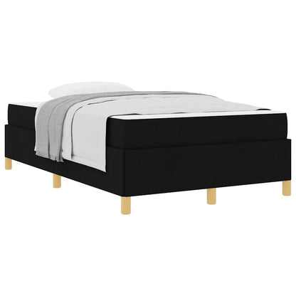 Letto a molle Nero e Bianco e Nero 120 x 190 cm Tessuto - homemem39