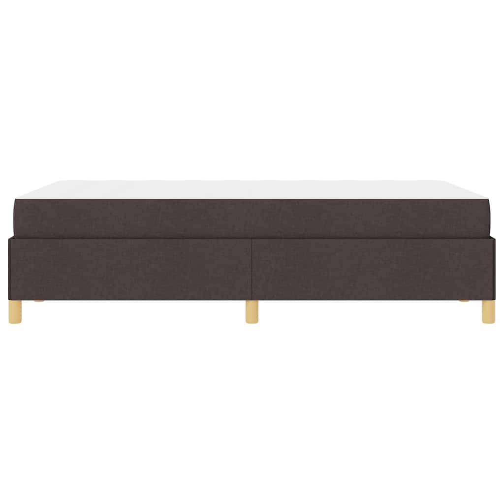 Struttura del letto Marrone Scuro 120 x 190 cm Tessuto | homemem39
