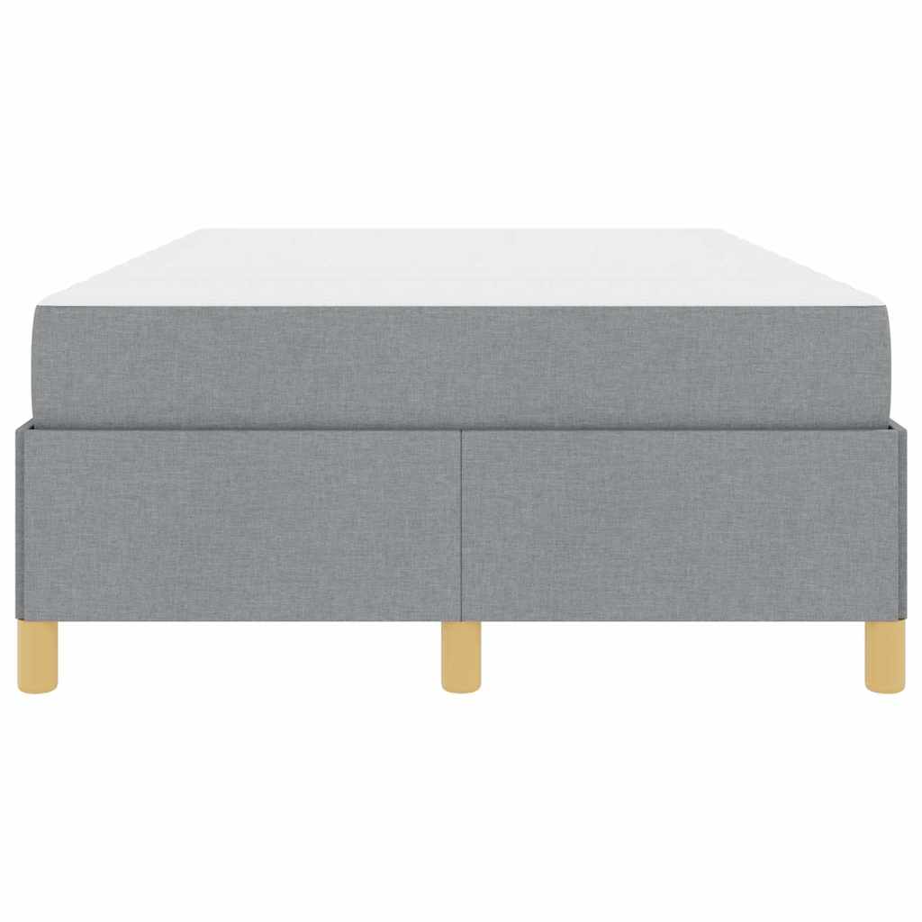 Letto a molle Grigio chiaro e bianco e grigio chiaro - homemem39