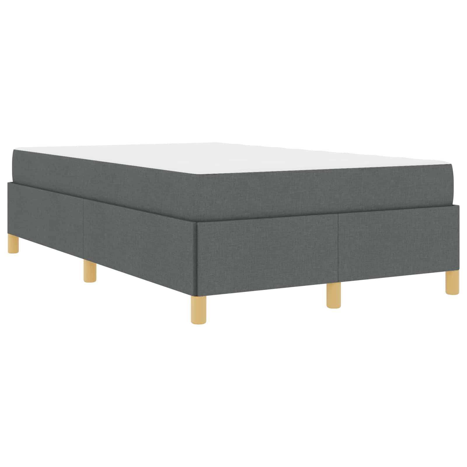 Struttura del letto Grigio scuro 120 x 200 cm Tessuto | homemem39