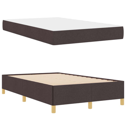 Struttura del letto Marrone Scuro 120 x 200 cm Tessuto | homemem39