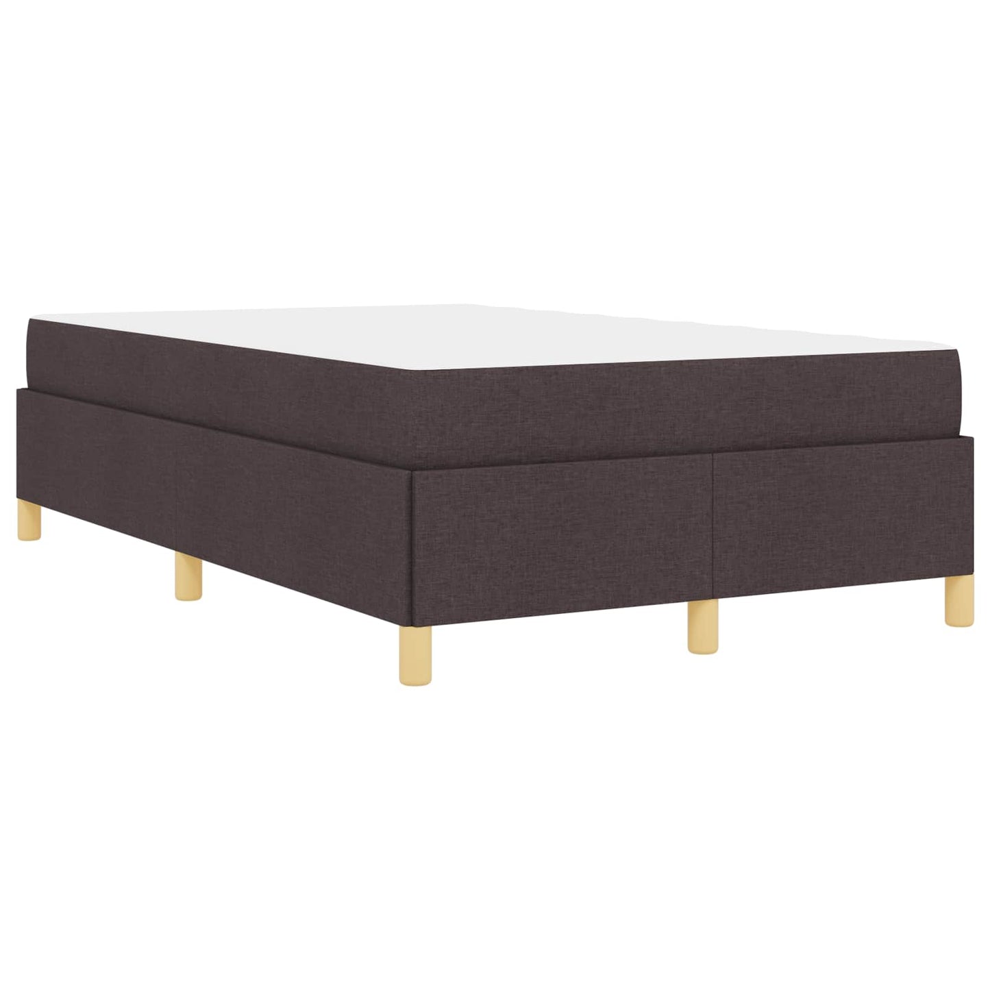 Struttura del letto Marrone Scuro 120 x 200 cm Tessuto | homemem39