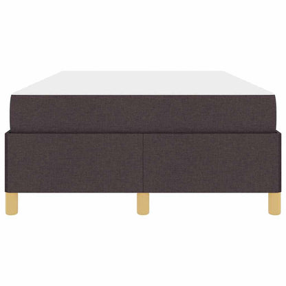 Letto a molle Bianco e Marrone Scuro 120 x 200 cm Poliestere - homemem39