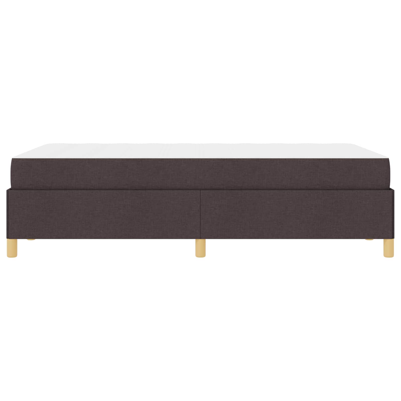 Struttura del letto Marrone Scuro 120 x 200 cm Tessuto | homemem39