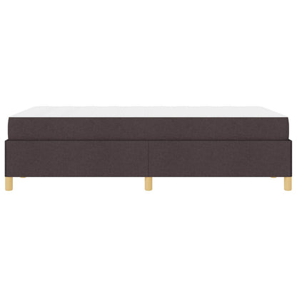 Struttura del letto Marrone Scuro 120 x 200 cm Tessuto | homemem39