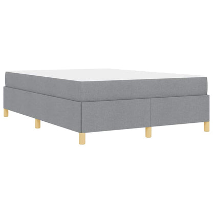 Struttura del letto Grigio chiaro 140 x 190 cm Tessuto | homemem39