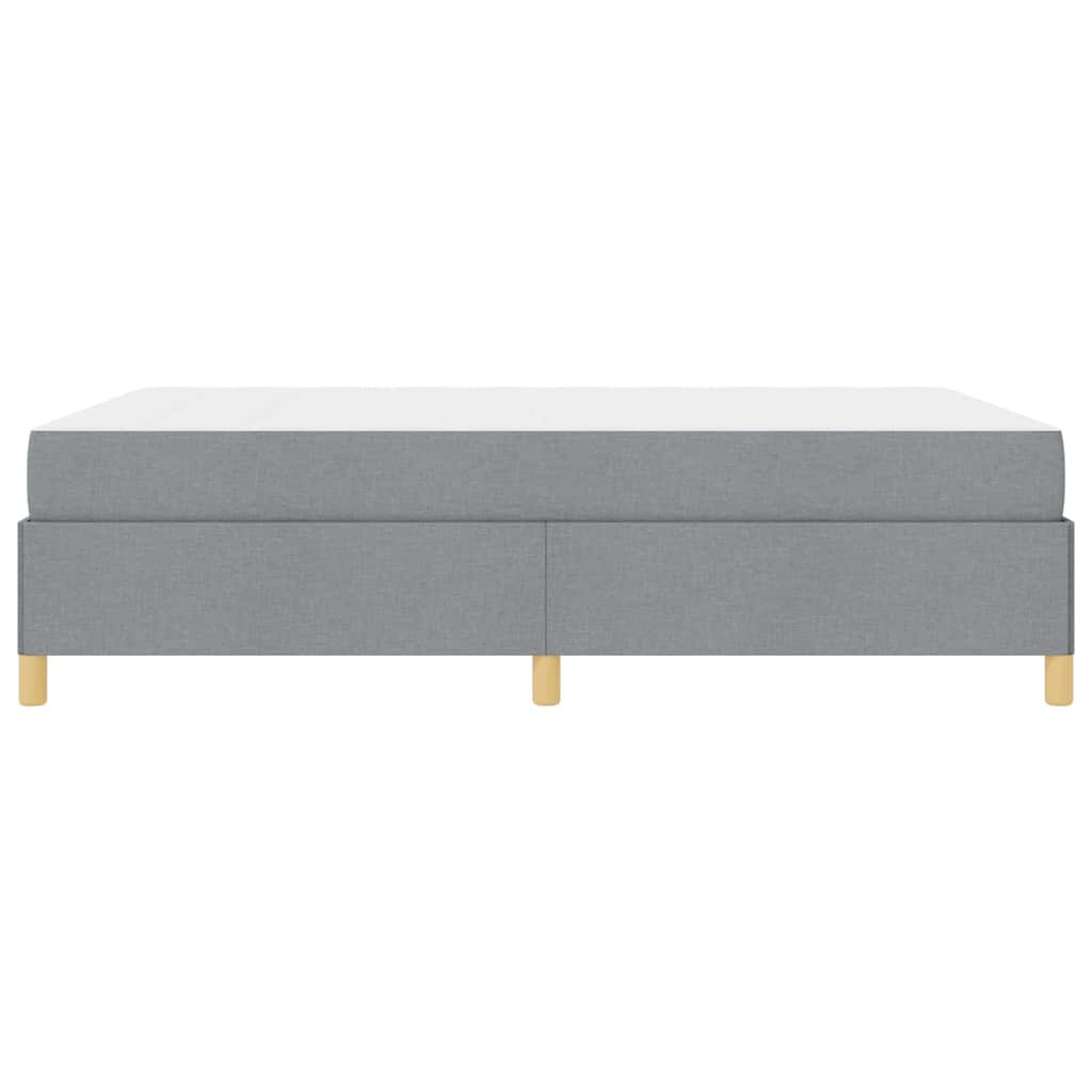 Struttura del letto Grigio chiaro 140 x 190 cm Tessuto | homemem39