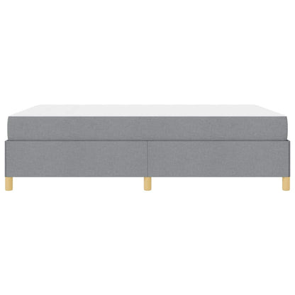 Struttura del letto Grigio chiaro 140 x 190 cm Tessuto | homemem39