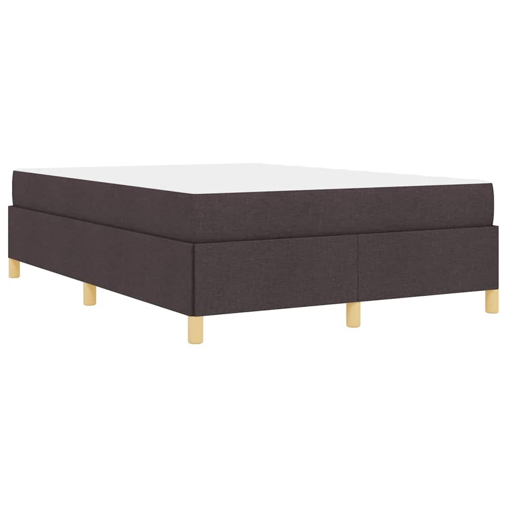 Struttura del letto Marrone Scuro 140 x 190 cm Tessuto | homemem39