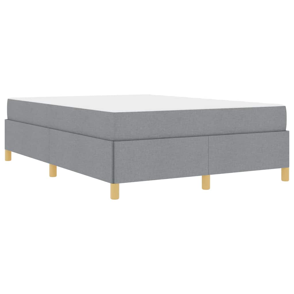 Letto a molle Grigio chiaro e bianco e grigio chiaro - homemem39