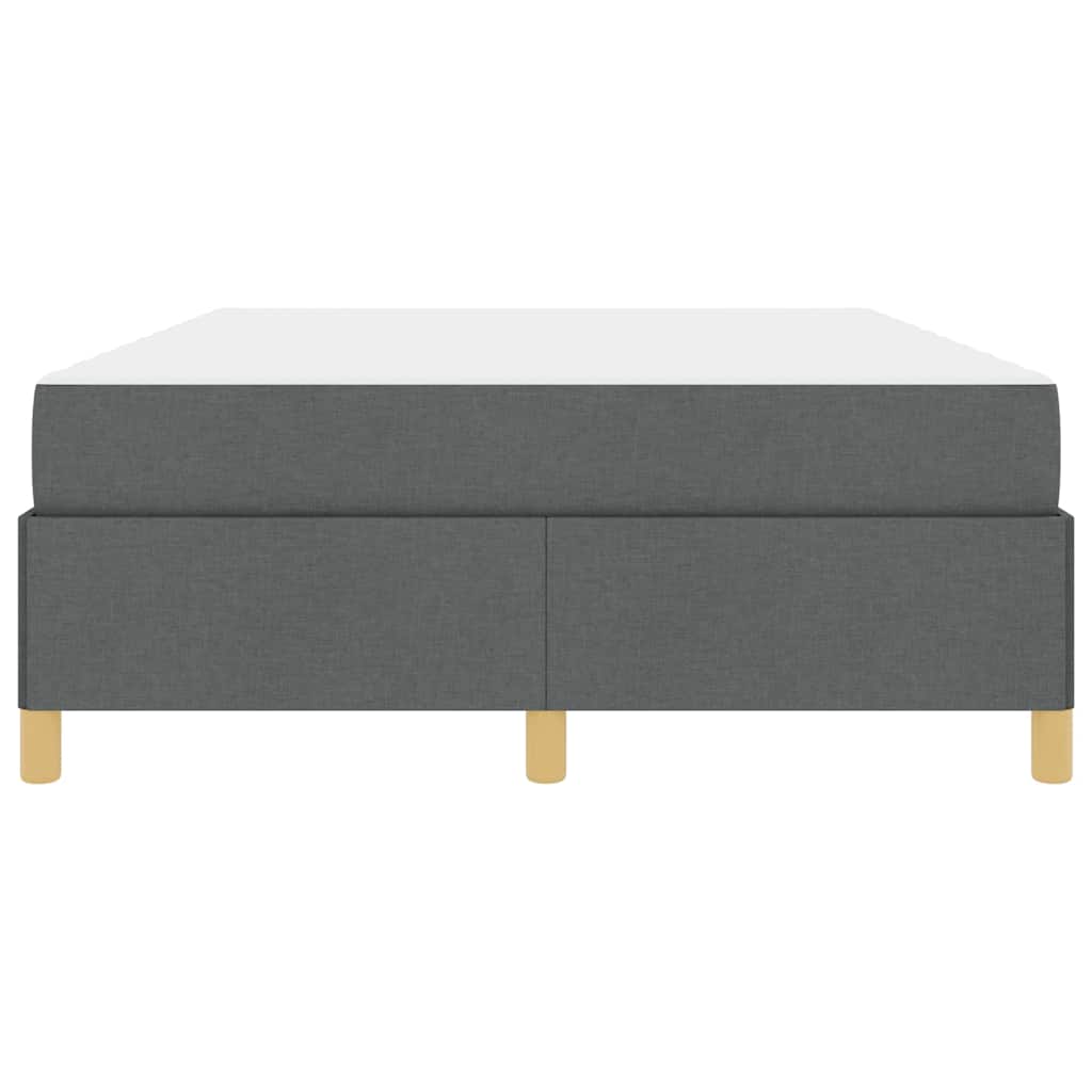 Letto a molle Grigio scuro e bianco e grigio scuro 140 x 200 cm - homemem39