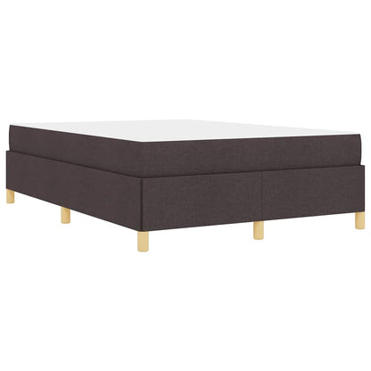Struttura del letto Marrone Scuro 140 x 200 cm Tessuto | homemem39