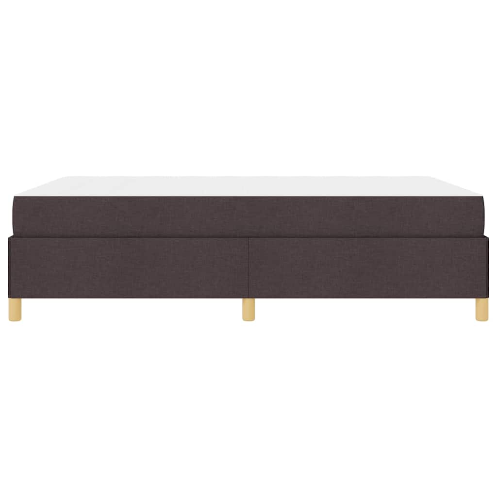 Struttura del letto Marrone Scuro 140 x 200 cm Tessuto | homemem39