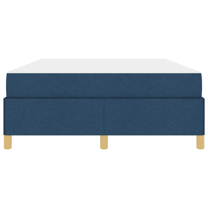Letto a molle Blu e Blu Marino e Bianco 140 x 200 cm Tessuto - homemem39