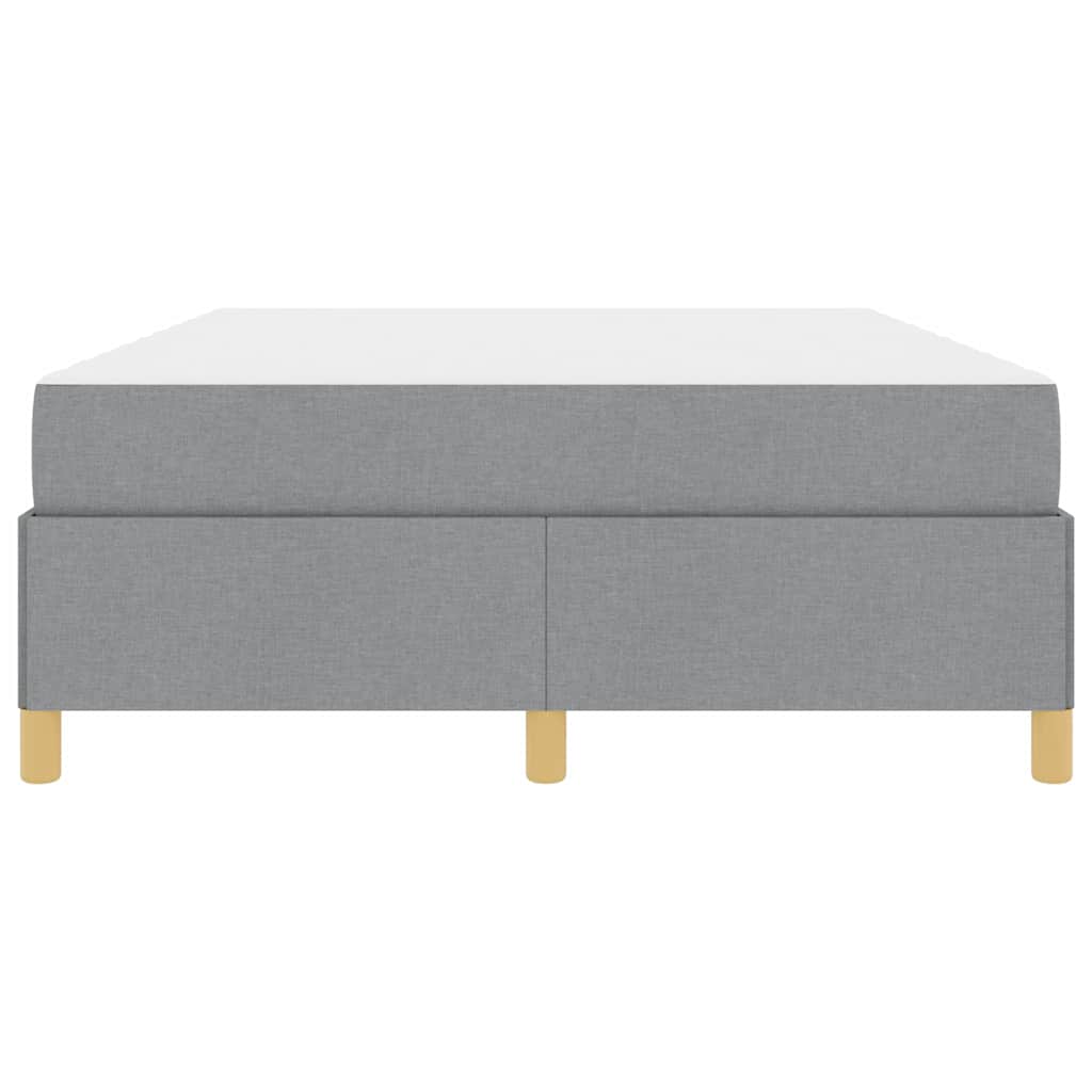 Letto a molle Grigio chiaro e bianco e grigio chiaro - homemem39