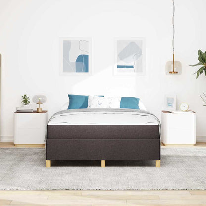 Struttura del letto Marrone Scuro 160 x 200 cm Tessuto | homemem39