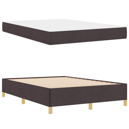 Struttura del letto Marrone Scuro 160 x 200 cm Tessuto | homemem39