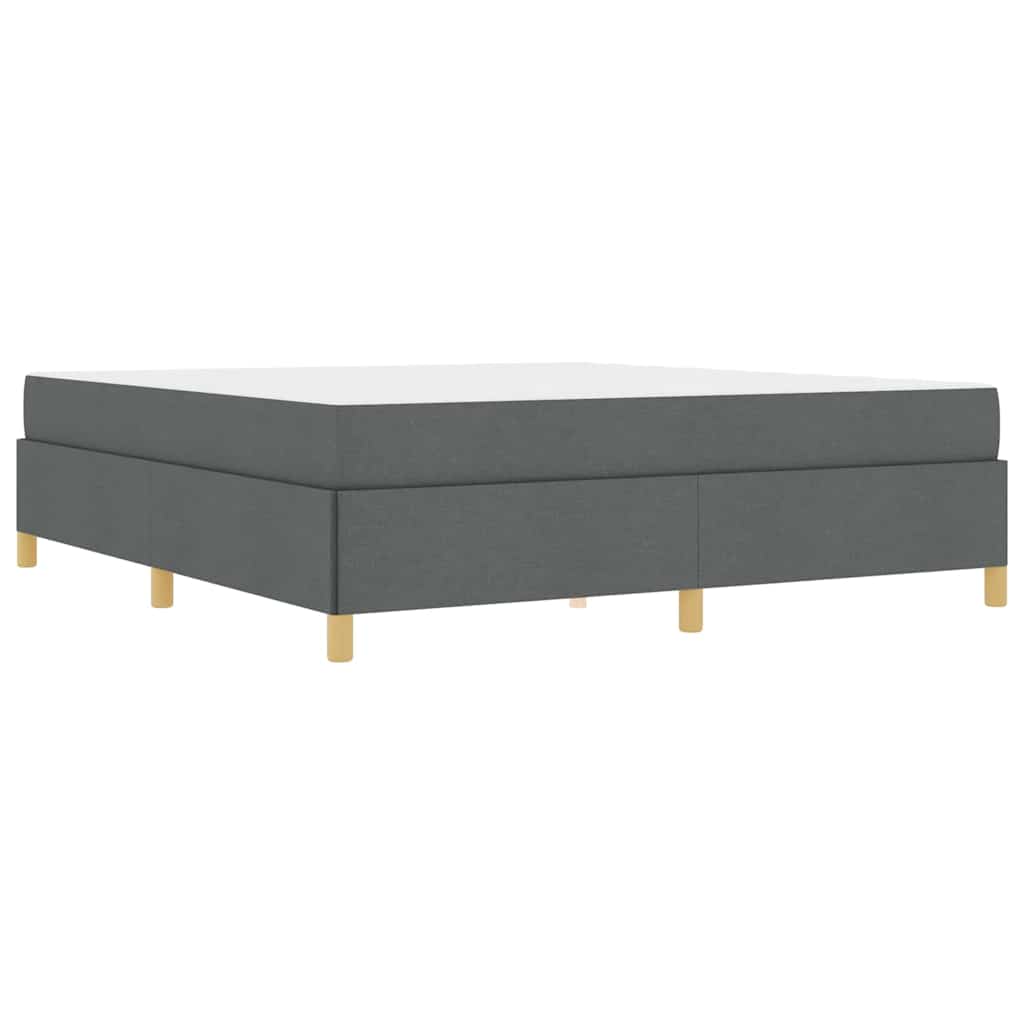 Letto a molle Grigio scuro e bianco e grigio scuro 180 x 200 cm - homemem39