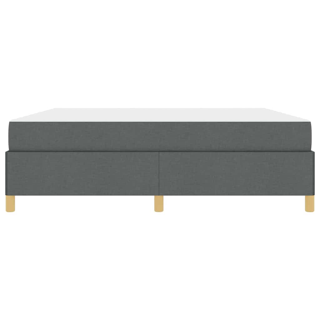 Letto a molle Grigio scuro e bianco e grigio scuro 180 x 200 cm - homemem39