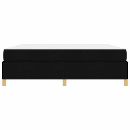 Letto a molle Nero e Bianco e Nero 180 x 200 cm Tessuto