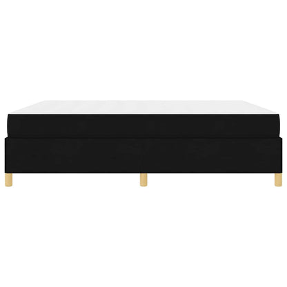 Letto a molle Nero e Bianco e Nero 180 x 200 cm Tessuto - homemem39