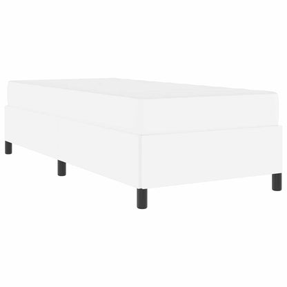 Struttura del letto con materasso Bianco 80 x 200 cm Tessuto