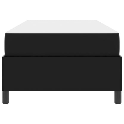 Struttura del letto con materasso Nero 90 x 190 cm Tessuto | homemem39