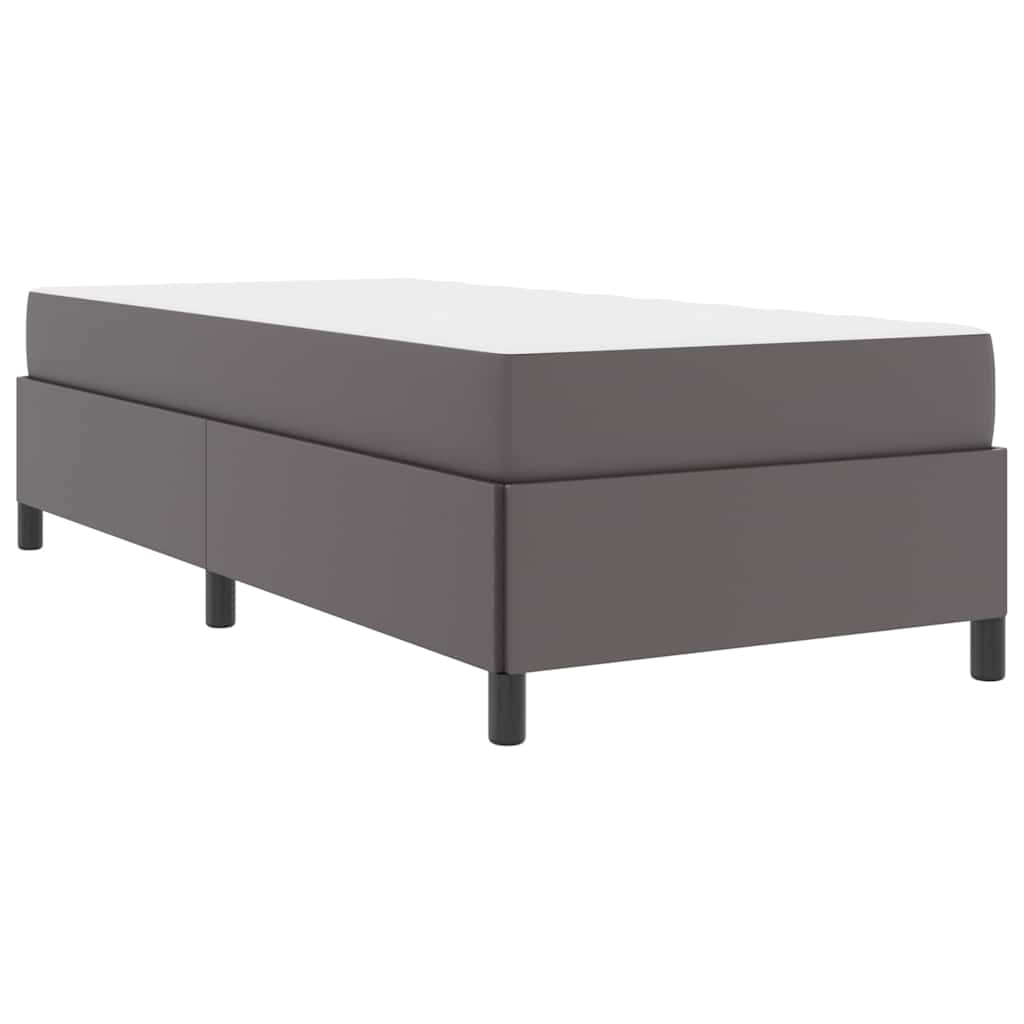 Struttura letto con materasso con materasso Grigio 90 x 190 cm - homemem39