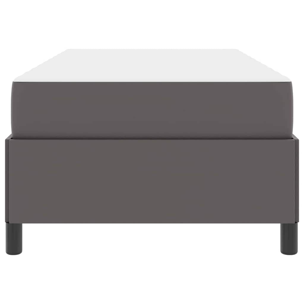 Struttura letto con materasso con materasso Grigio 90 x 190 cm - homemem39