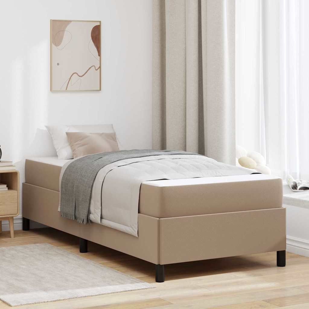 Struttura letto con materasso Cappuccino 90 x 190 cm - homemem39