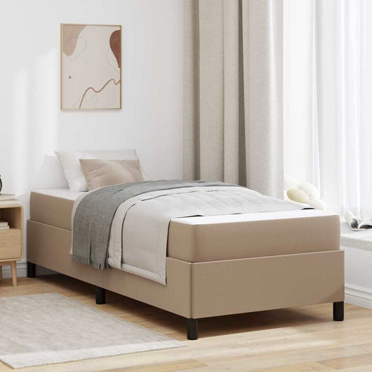 Struttura letto con materasso Cappuccino 90 x 190 cm - homemem39